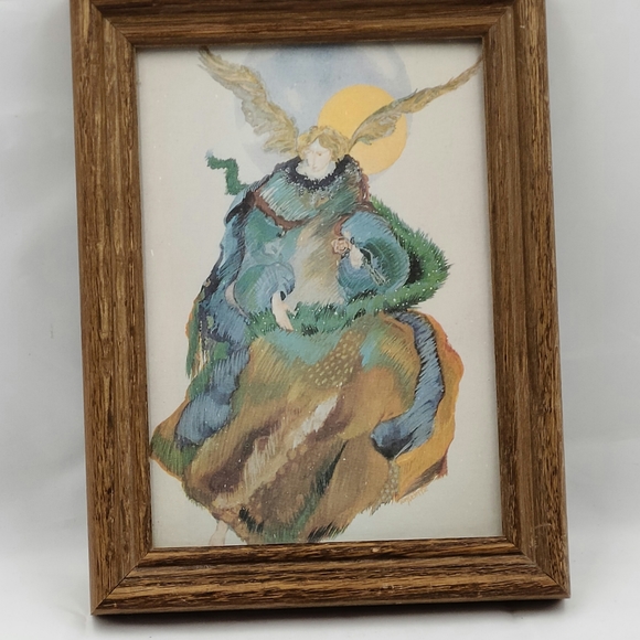 Signed watercolor painting angel - Picture 2 of 4